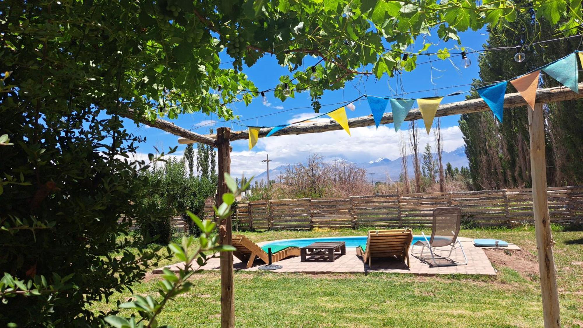 Aire De Barreal Hostel Andino Dış mekan fotoğraf